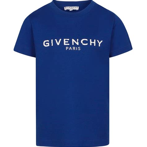 blue distressed givenchy t shirt|GIVENCHY Distressed Logo.